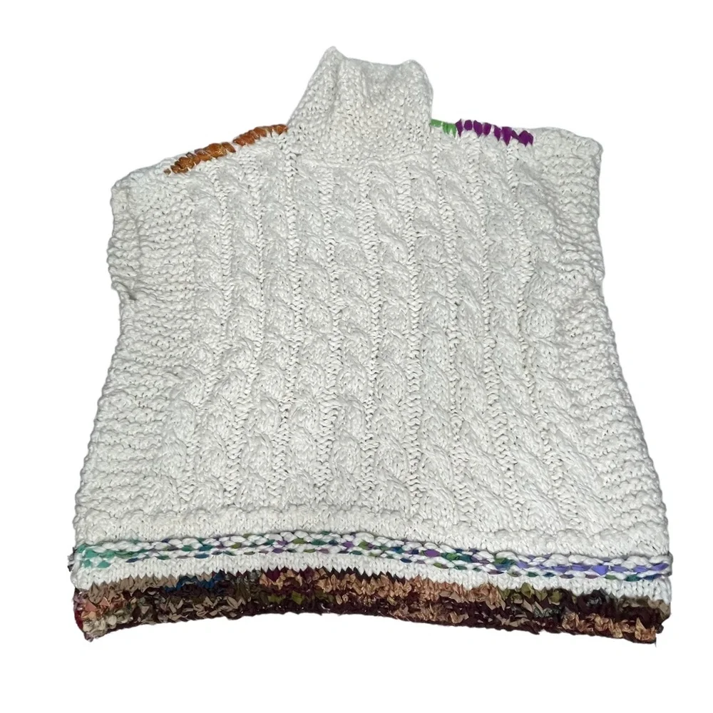 FINAL PRICE RARE FP x WeTheFree Care Sari Not Sari Organic Knit Sweater xs/s - Picture 14 of 16